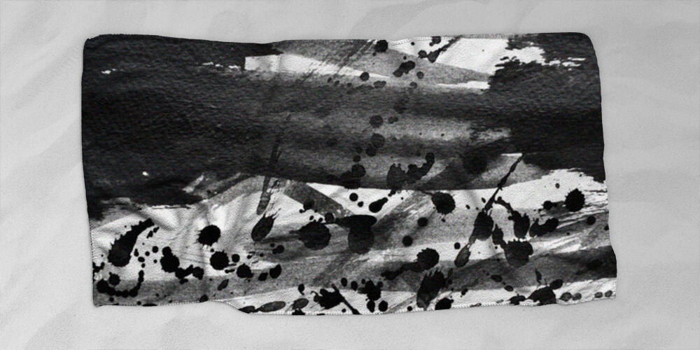 Background splash black on paper, 