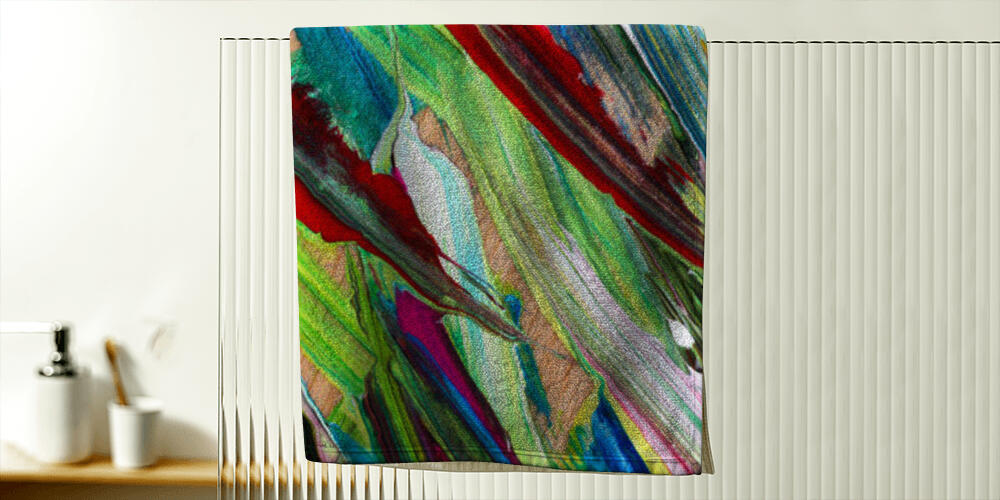 Abstract colorful acrylic paint as background, 