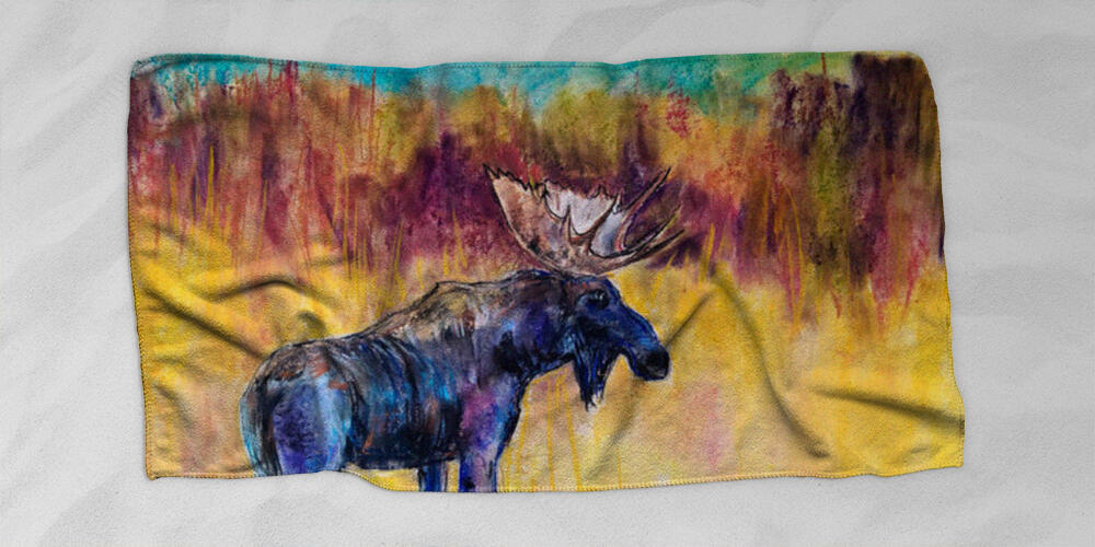 Elk in the forest, 