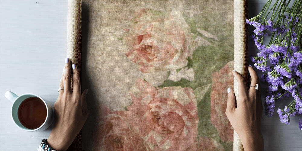 vintage roses background, 