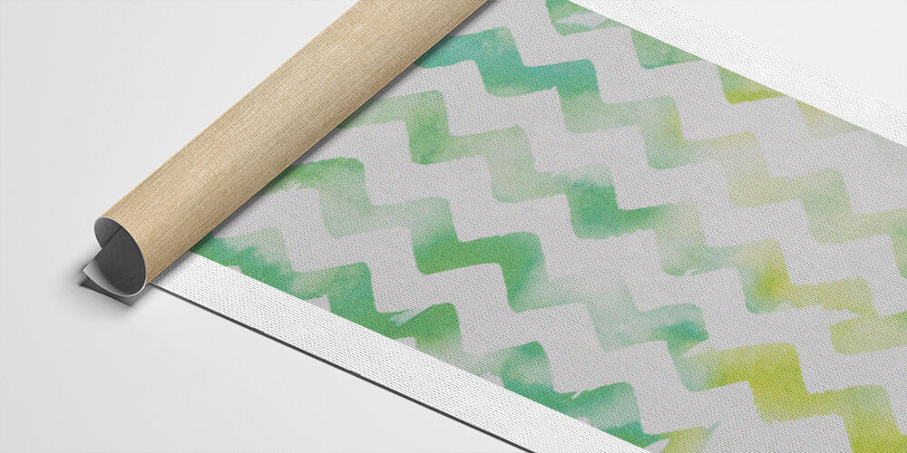 zigzag white and green watercolor background, 