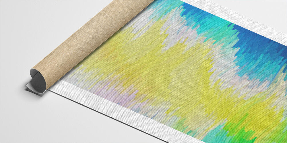 Abstract Blue Yellow and White Graphic Background, 