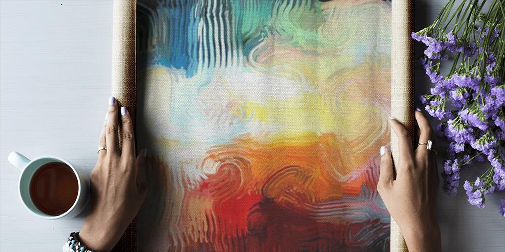 Abstract lighted fragments, 