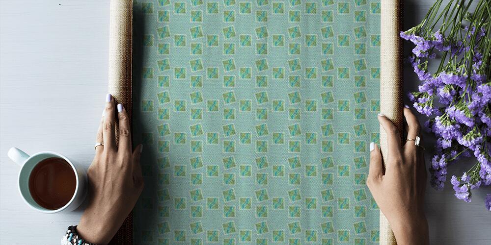 Colored background with different accessories, 