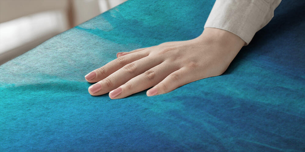 full frame image of mixing of blue, 