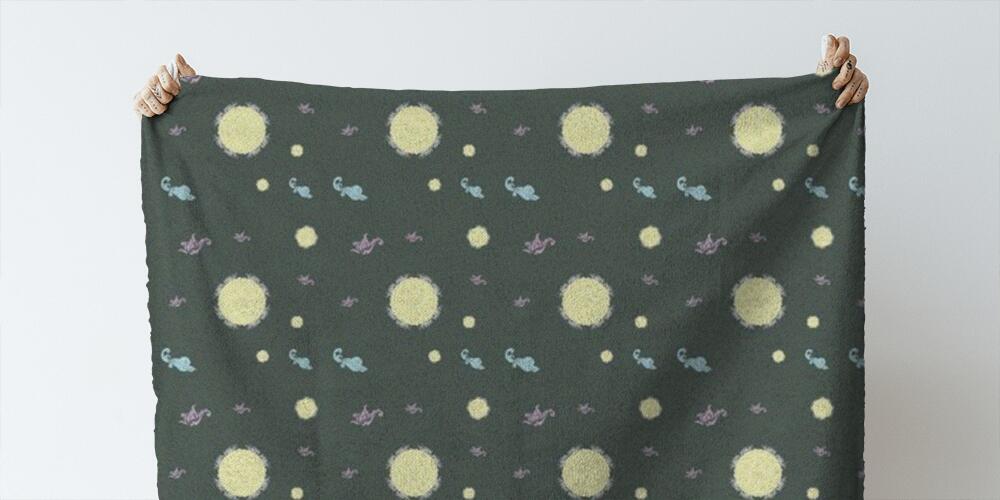 Colored background with different accessories, 