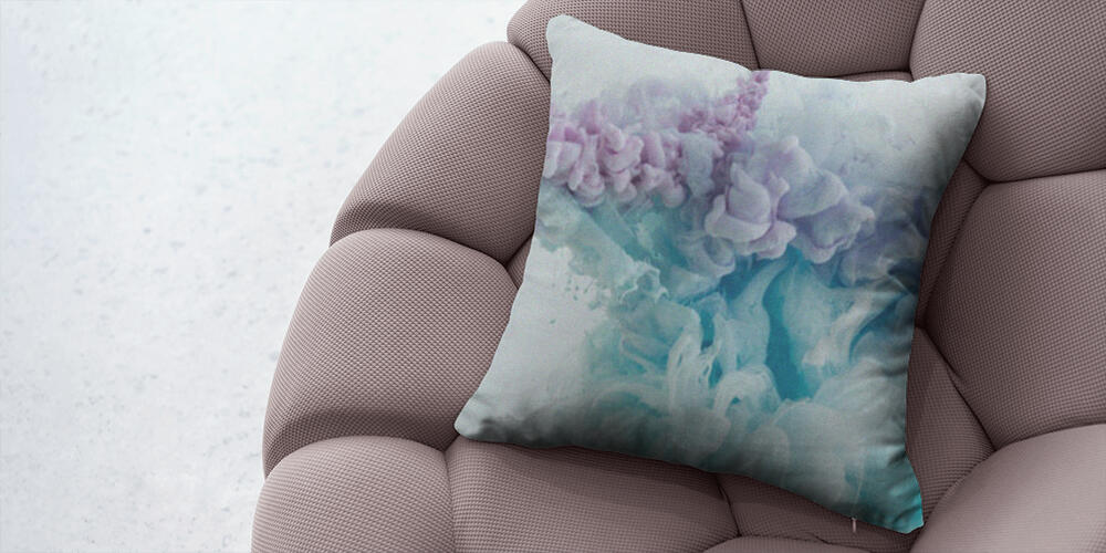 Close up view of light blue, 