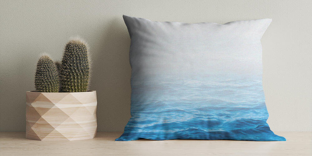 Blue sea water background, 