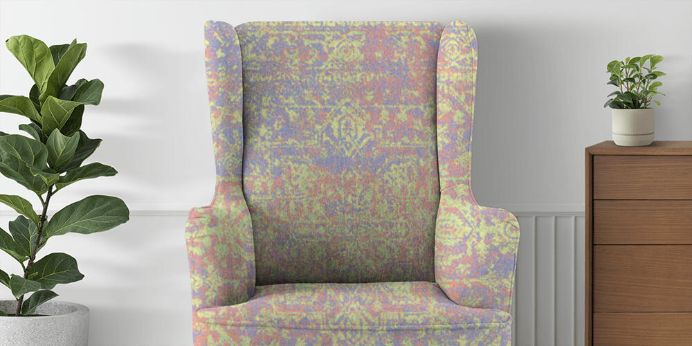 Carpet bathmat and Rug Boho Style ethnic design pattern with distressed woven texture and effect, 