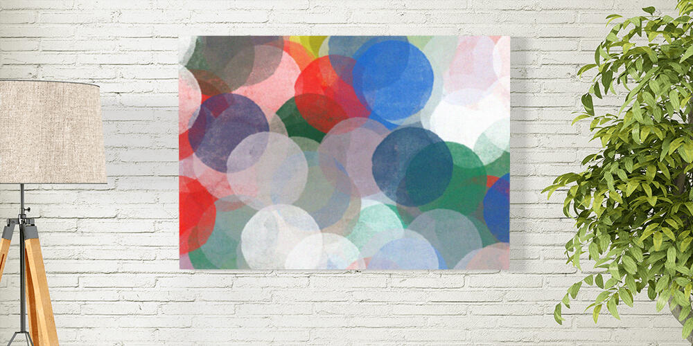 Abstract circles pattern illustration, 