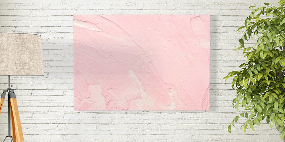 Photo of creative bright textured background in pink and white grunge colors, 
