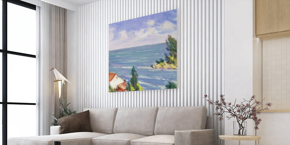 Sea landscape painting, 