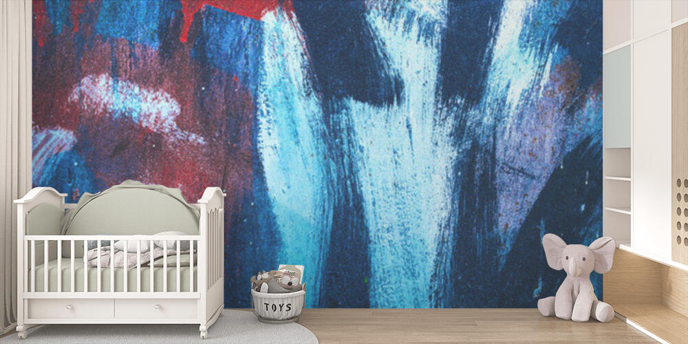 Abstract paintbrush strokes, Bambini