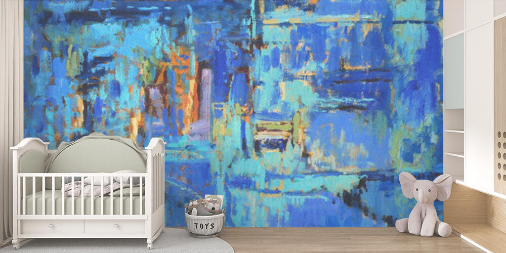 Abstract Painting in Blues, Bambini