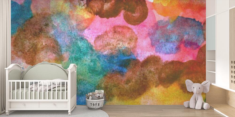 An abstract watercolor background, Bambini