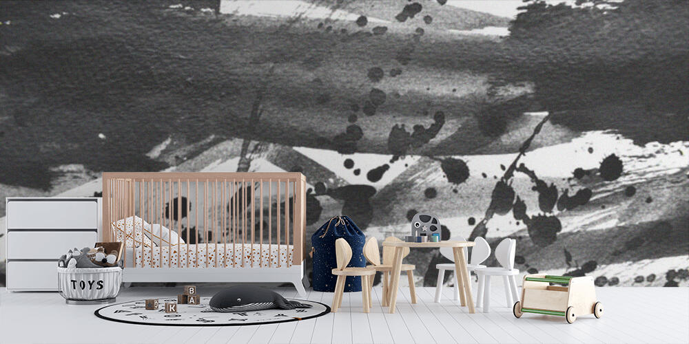 Background splash black on paper, Bambini