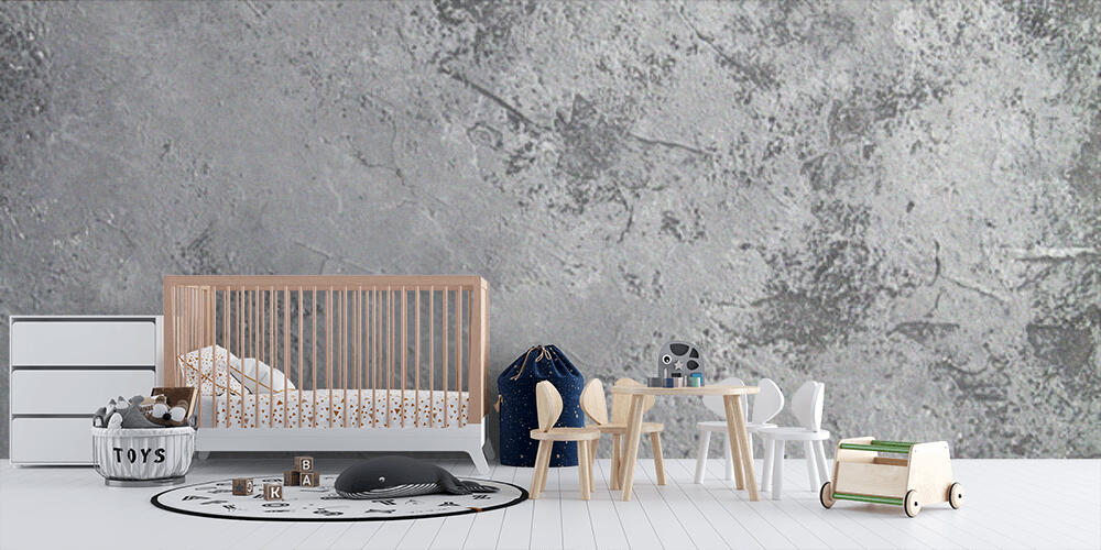 retro stone Concrete dark gray background with old absolete scuffs and black splashes, Bambini