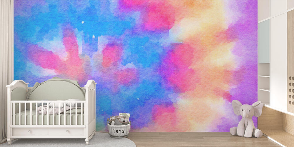 beautiful illustration abstract background tie-dye style background with grunge texture, Bambini