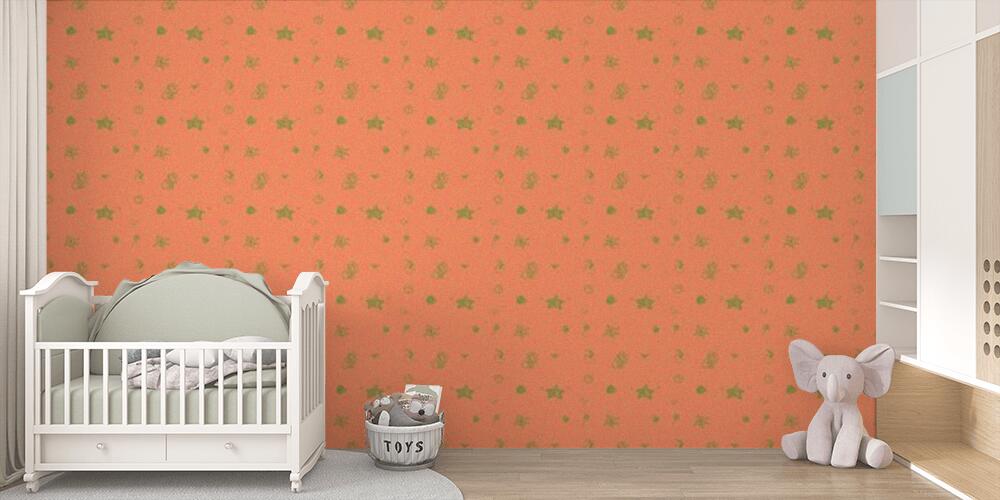 Colored background with different accessories, Bambini