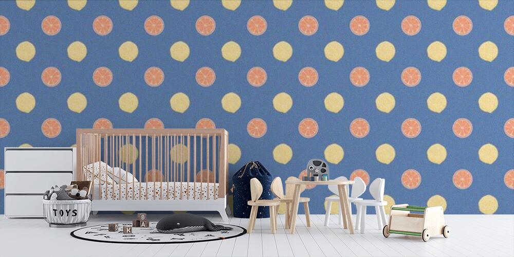 Colored background with different accessories, Bambini