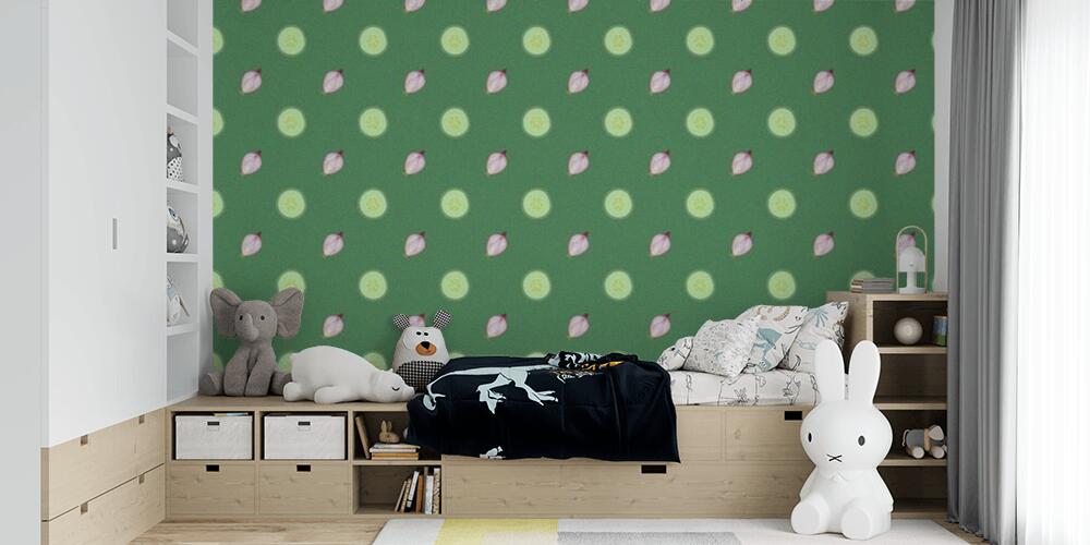 Colored background with different accessories, Bambini