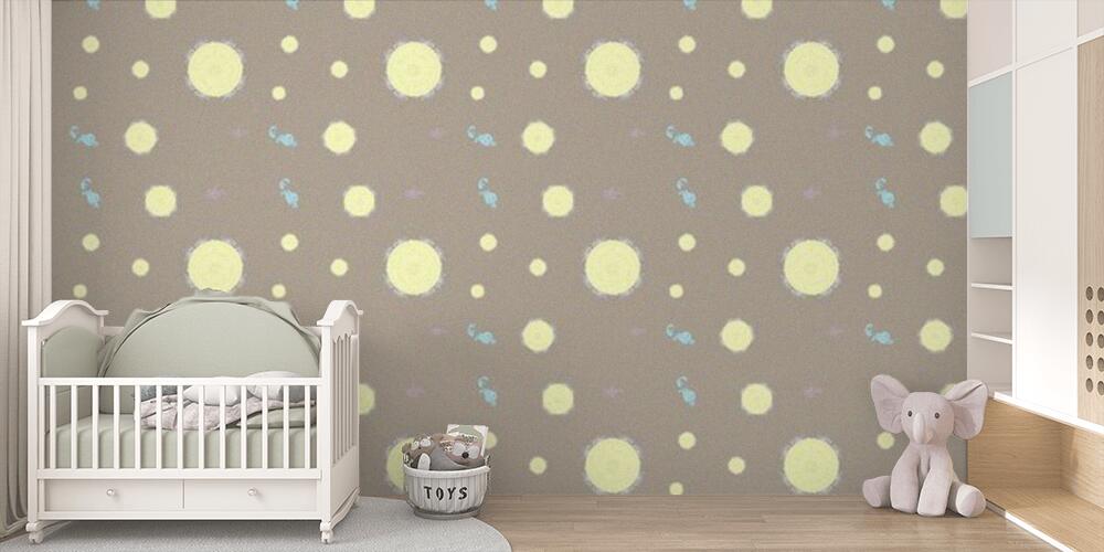 Colored background with different accessories, Bambini