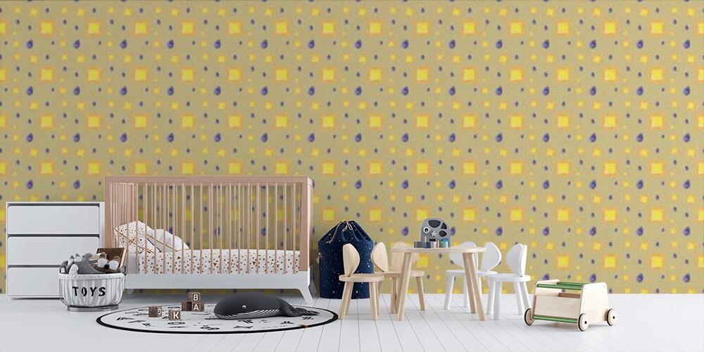 Colored background with different accessories, Bambini