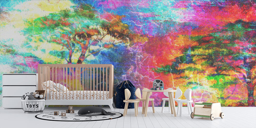 Painting sunset, Bambini