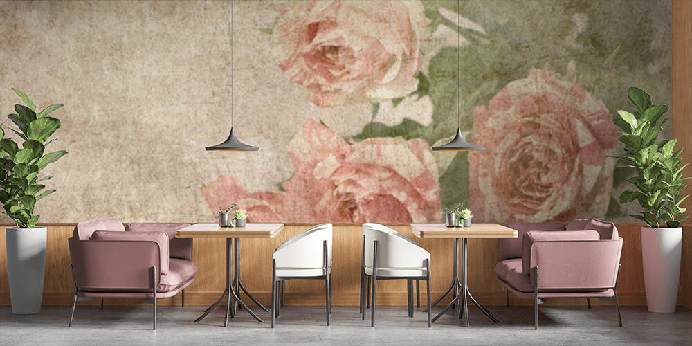 vintage roses background, Bar e Ristoranti