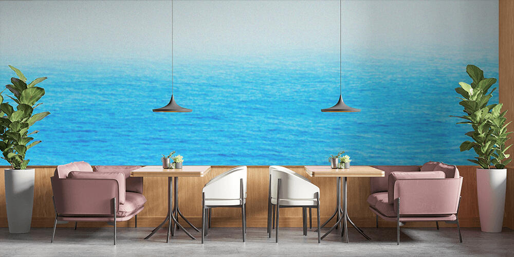 Blue sea water background, Bar e Ristoranti