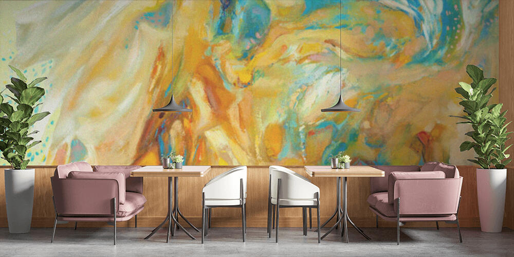 Abstract oil painting, Bar e Ristoranti