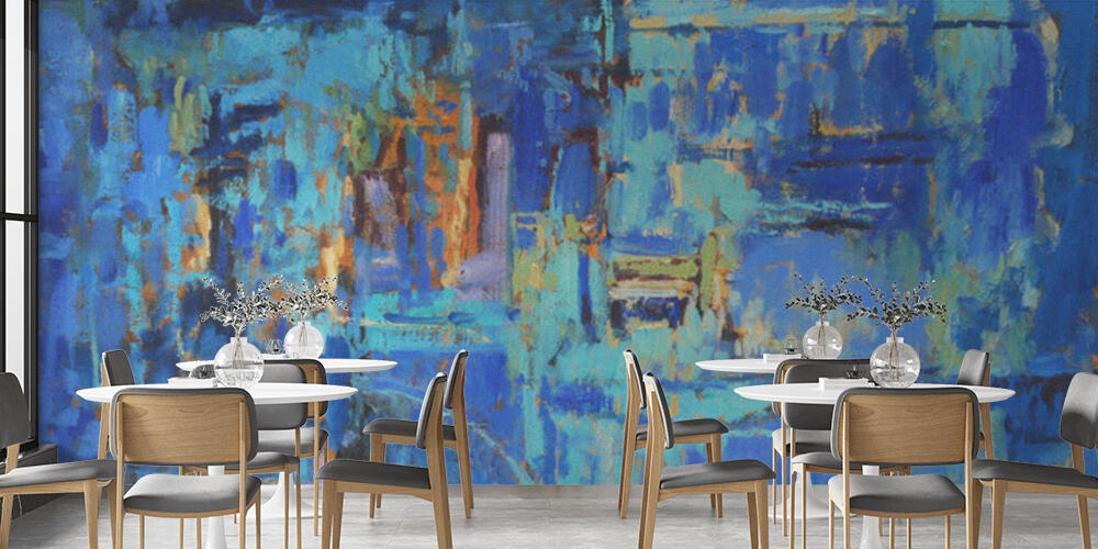 Abstract Painting in Blues, Bar e Ristoranti