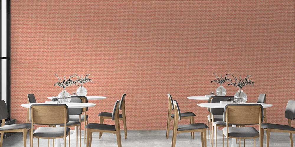 Light coral background from a textile material with wicker pattern, Bar e Ristoranti