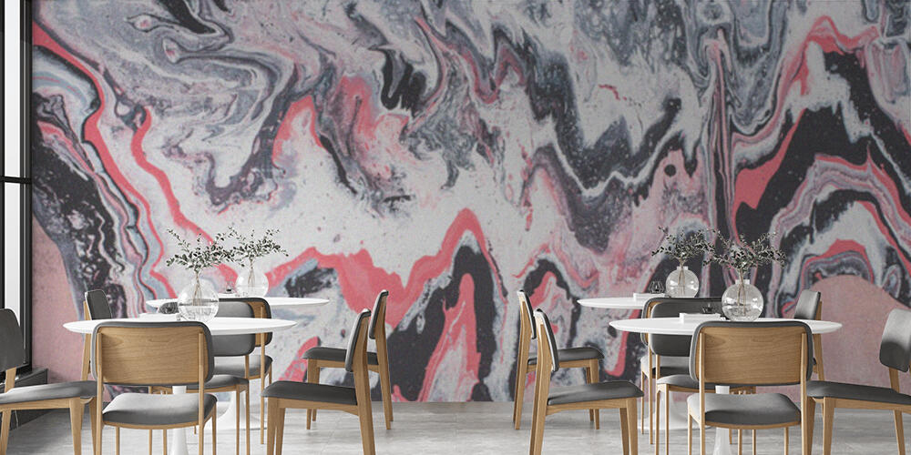 close up of abstract acrylic painted background with grey and pink, Bar e Ristoranti