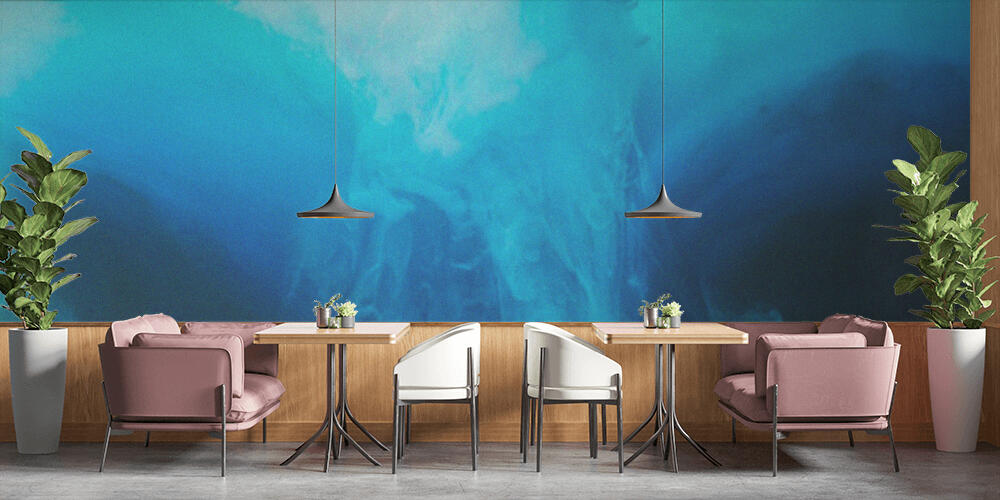 full frame image of mixing of blue, Bar e Ristoranti