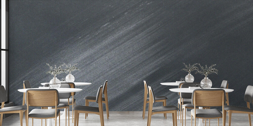 full frame image of black table with flour strokes, Bar e Ristoranti