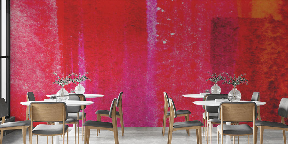 Top view of red and pink brushstrokes with copy space, Bar e Ristoranti