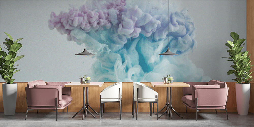 Close up view of light blue, Bar e Ristoranti