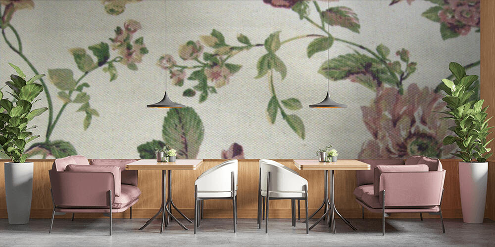 floral linen background, Bar e Ristoranti
