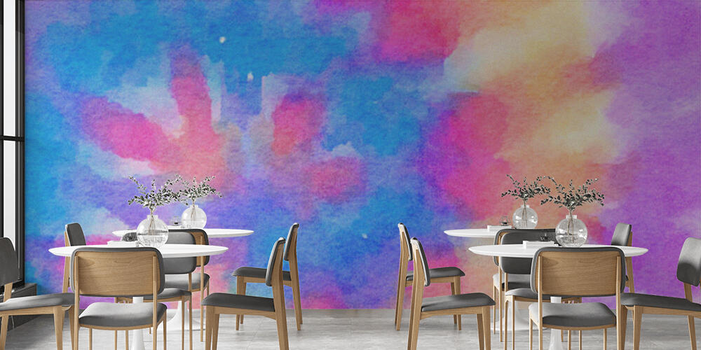 beautiful illustration abstract background tie-dye style background with grunge texture, Bar e Ristoranti