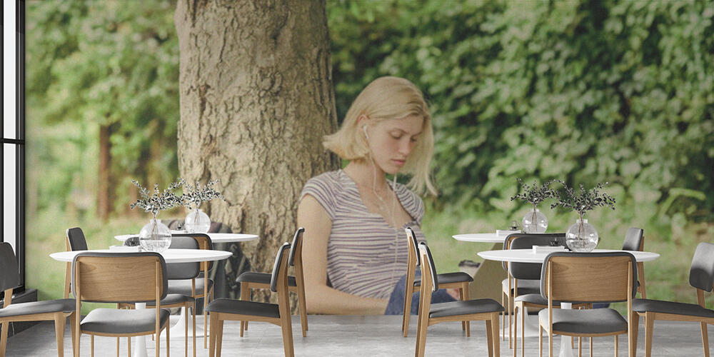 Work in summer park, Bar e Ristoranti