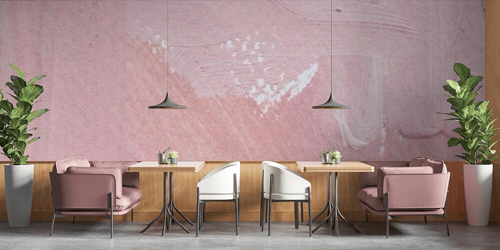 Shades of ash pink palette texture with black strokes, Bar e Ristoranti