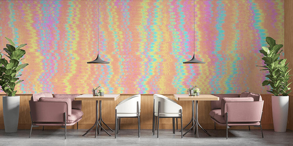 Colorful neon glitch patterned background, Bar e Ristoranti