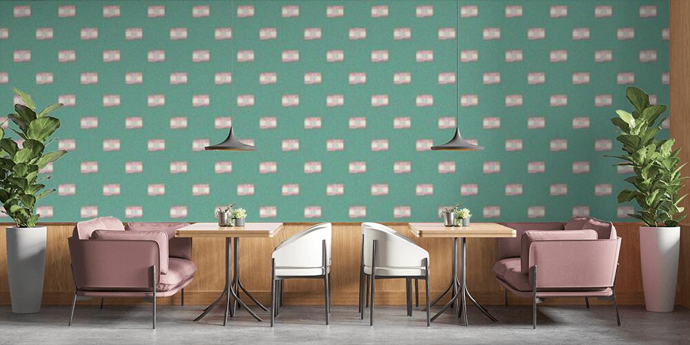 Colored background with different accessories, Bar e Ristoranti