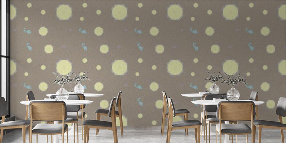 Colored background with different accessories, Bar e Ristoranti