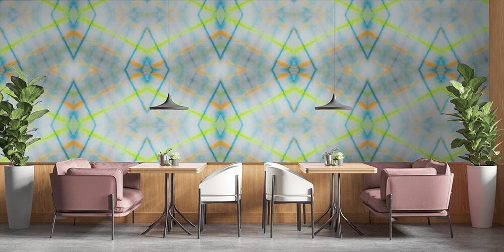 Bright Watercolor Pastel Splotch, Bar e Ristoranti