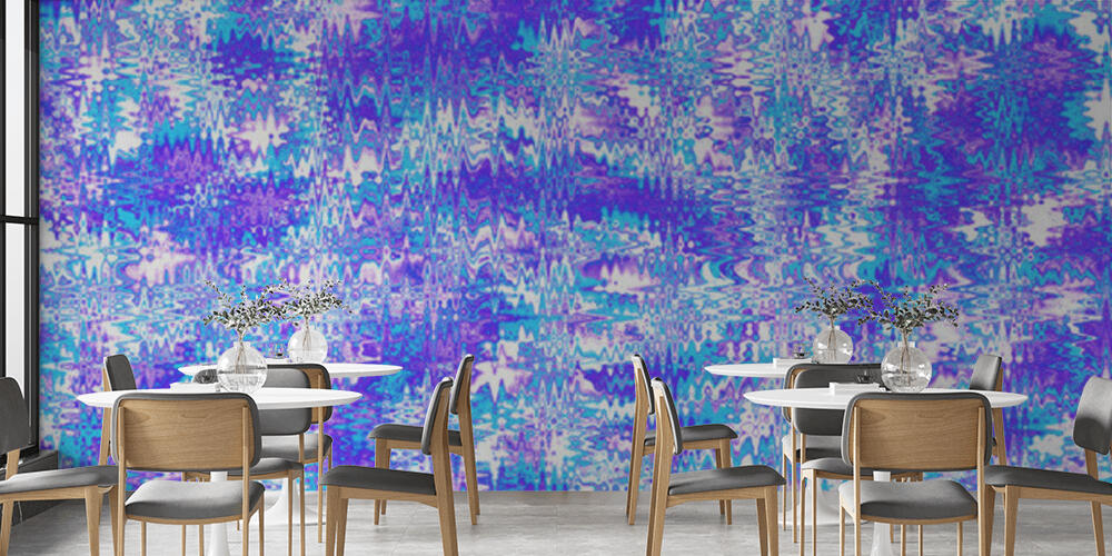 Pop art modern design illustrations combined by lines and color blocks, Bar e Ristoranti