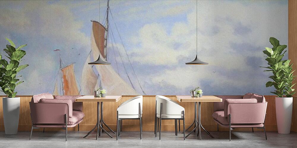 colorful boats on the river, Bar e Ristoranti