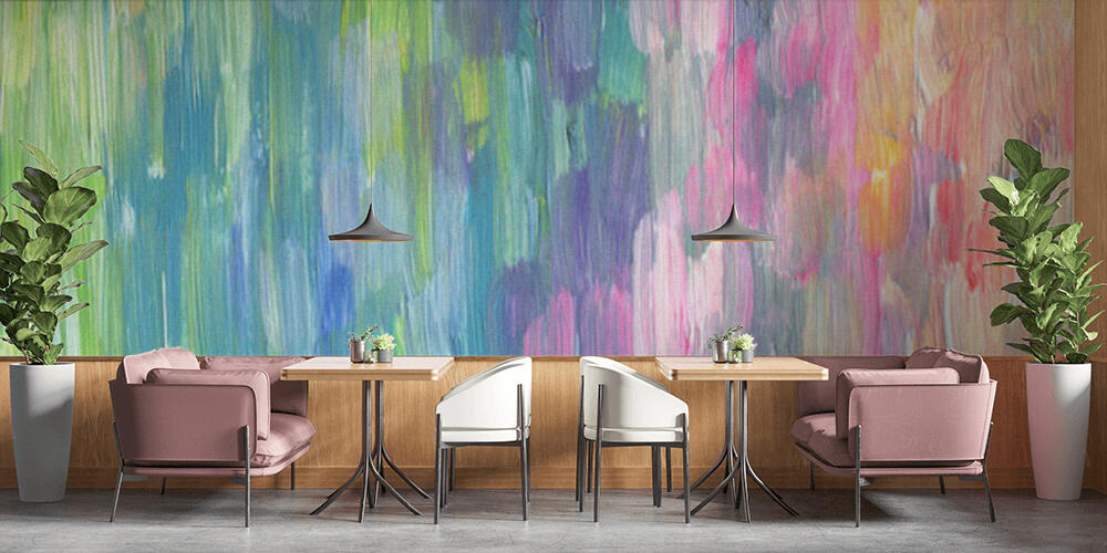 Abstract textured acrylic hand painted background, Bar e Ristoranti
