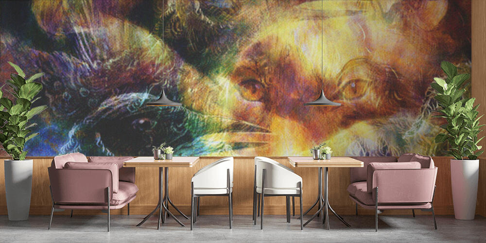 the phoenix bird  and fox collage, Bar e Ristoranti